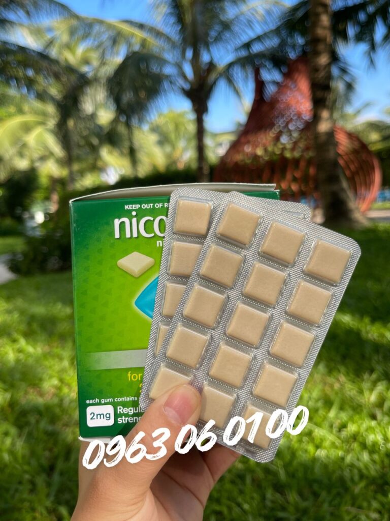 Kẹo cai thuốc Nicorette 2mg vị classic