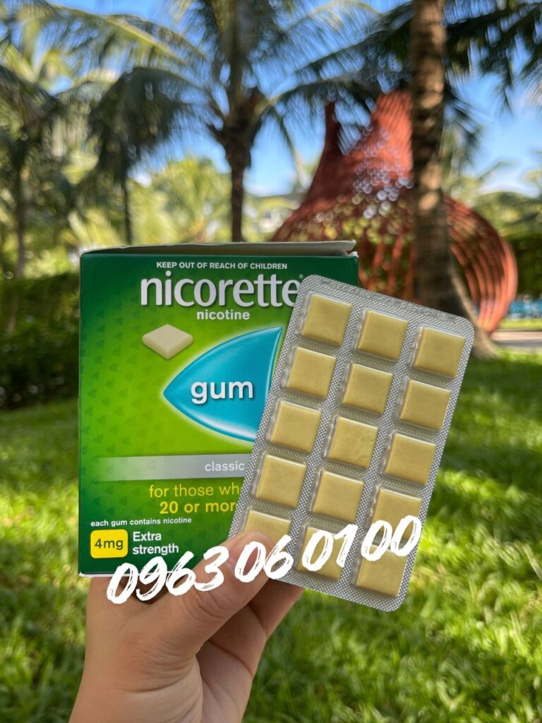Kẹo cai thuốc Nicorette 4mg