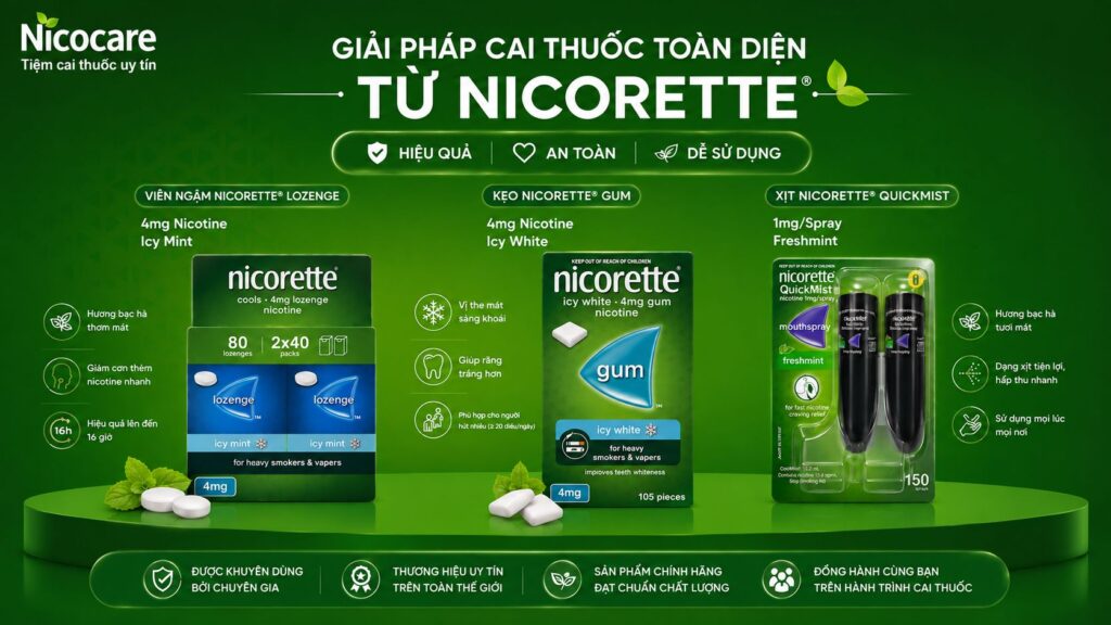 Nico Care – Tiệm cai thuốc uy tín tại bohutthuocla.vn chuyên giải pháp hỗ trợ cai thuốc lá chính hãng.