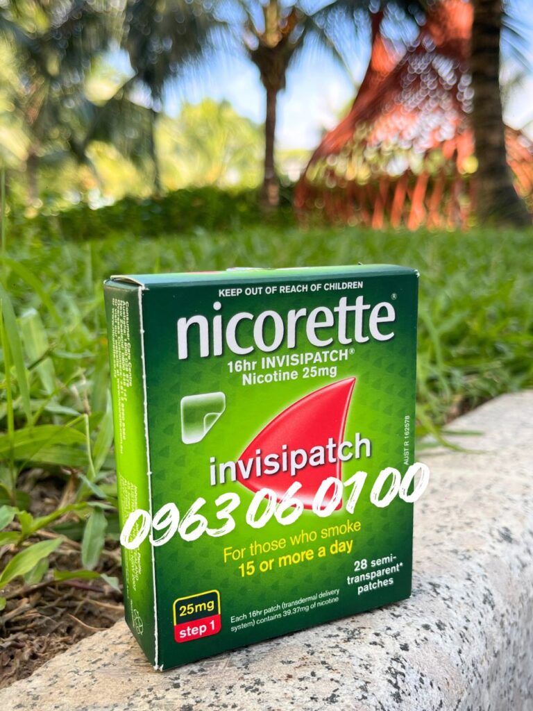 Miếng dán cai thuốc Nicorette 25mg Step 1