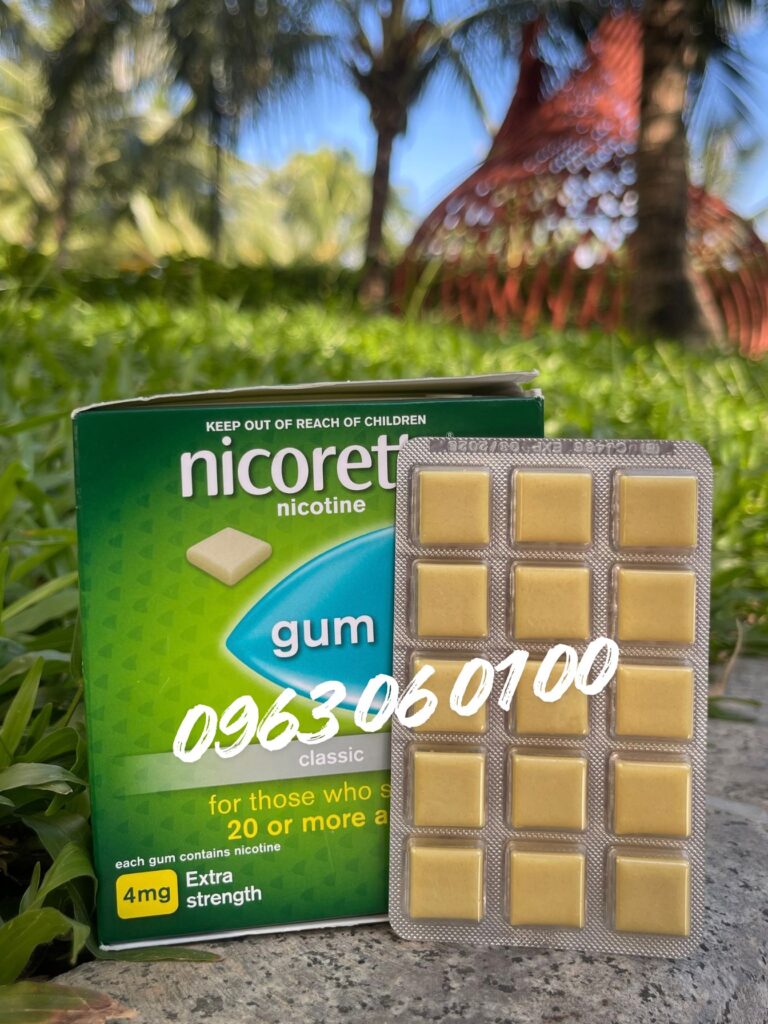 Kẹo cai thuốc Nicorette 4mg vị classic