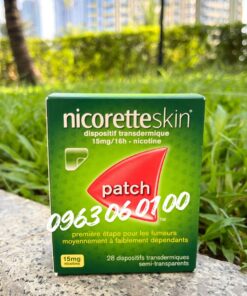Miếng Dán Cai Thuốc Lá Nicorette 15mg Step 2 (Hộp 28 Miếng)