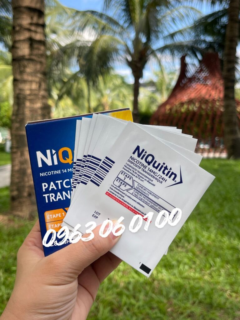 Miếng dán cai thuốc Niquitin Patchs 14mg step 2