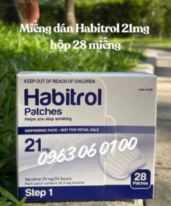 Miếng Dán Cai Thuốc Lá Habitrol 21mg Step 1 Hộp 28 Miếng
