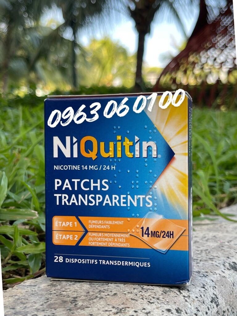 Miếng dán cai thuốc lá Niquitin 14mg step 2 hộp 28 miếng