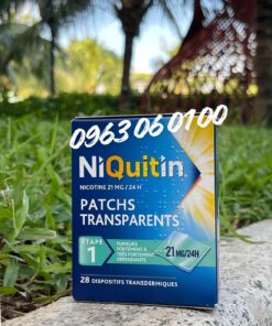 Miếng Dán Cai Thuốc Lá Niquitin 21mg Step 1 (Hộp 28 Miếng)