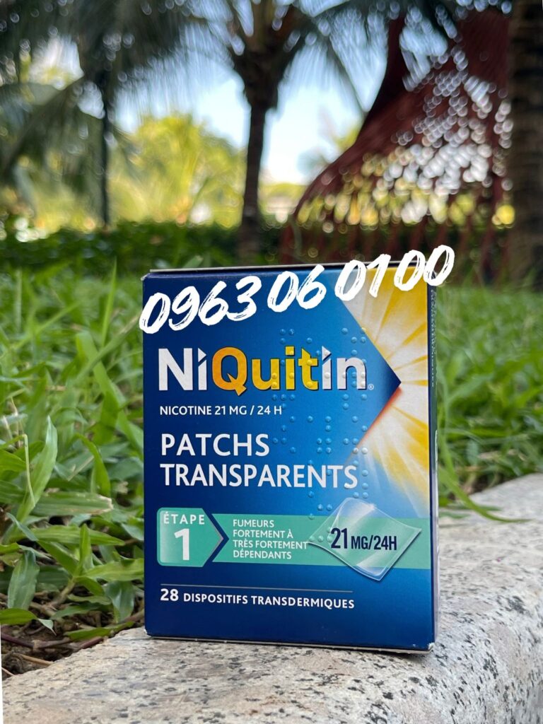 Miếng Dán Cai Thuốc Lá Niquitin 21mg Step 1 Hộp 28 Miếng