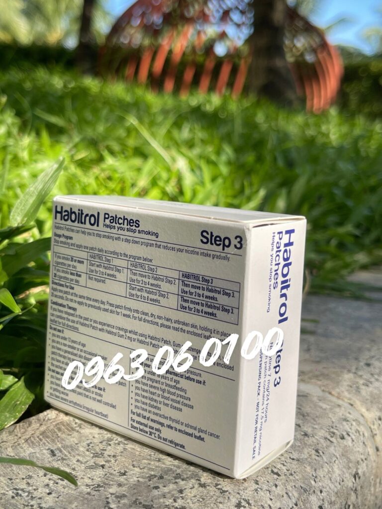 Thành phần miếng dán cai thuốc Habitrol 7mg