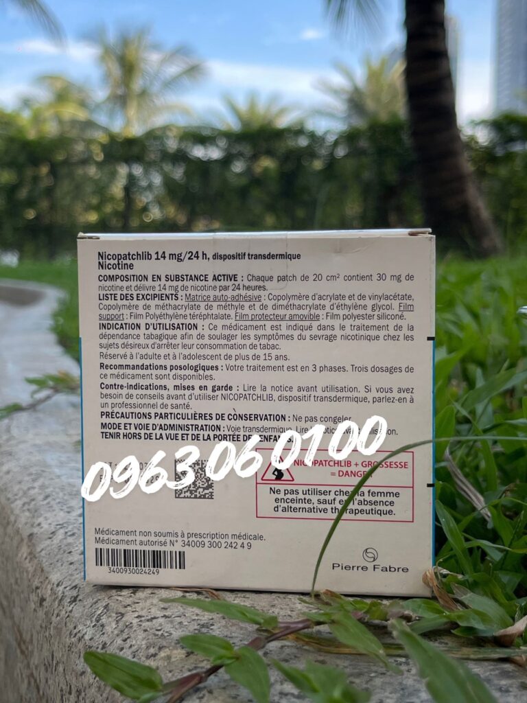 Thông số miếng dán Nicopatch 14mg